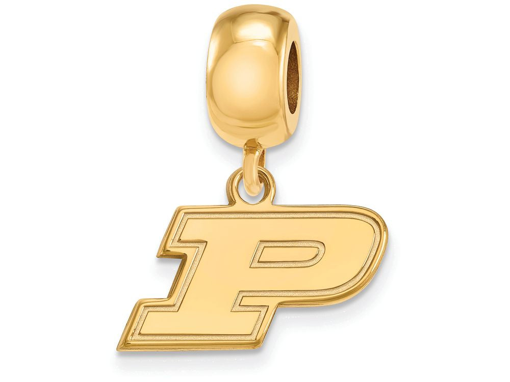Logoart Sterling Silver Gp Purdue Extra Small Dangle Bead Charm