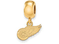 Sterling Silver Gp Nhl Logoart Detroit Red Wings Extra Small Dangle Bead Charm