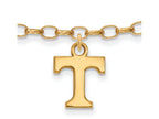 Logoart Sterling Silver Gp University Of Tennessee Anklet