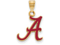 Logoart Sterling Silver Gp University Of Alabama Small Enamel Pendant