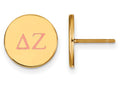 Logoart Sterling Silver Gp Delta Zeta Enameled Post Earrings