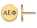 Logoart Sterling Silver Gp Alpha Epsilon Phi Enameled Post Earrings