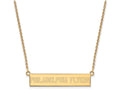 Logoart Sterling Silver Gp Philadelphia Flyers Small Bar Necklace