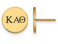 Logoart Sterling Silver Gp Kappa Alpha Theta Enameled Post Earrings