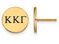Logoart Sterling Silver Gp Kappa Kappa Gamma Enameled Post Earrings