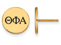 Logoart Sterling Silver Gp Theta Phi Alpha Enameled Post Earrings