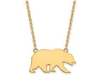 Logoart Sterling Silver Gp U Of California Berkeley Large  Pendant Necklace