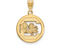 Logoart Sterling Silver Gp University Of South Carolina Med Pendant In Ci