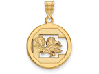 Logoart Sterling Silver Gp University Of South Carolina Med Pendant In Ci