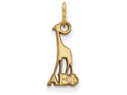 Logoart Sterling Silver Gp Alpha Epsilon Phi Extra Small Pendant