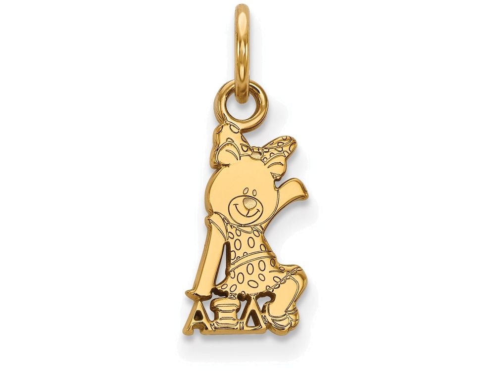 Logoart Sterling Silver Gp Alpha Xi Delta Extra Small Pendant