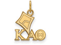 Logoart Sterling Silver Gp Kappa Alpha Theta Extra Small Pendant