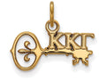 Logoart Sterling Silver Gp Kappa Kappa Gamma Extra Small Pendant