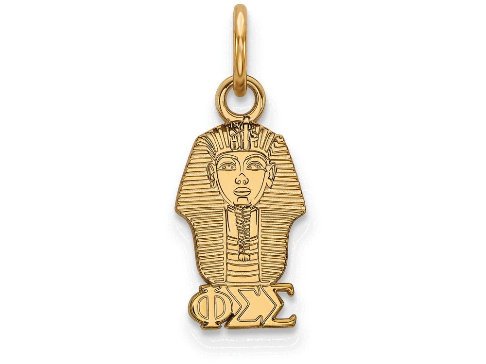 Logoart Sterling Silver Gp Phi Sigma Sigma Extra Small Pendant
