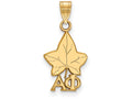 Logoart Sterling Silver Gp Alpha Phi Small Pendant