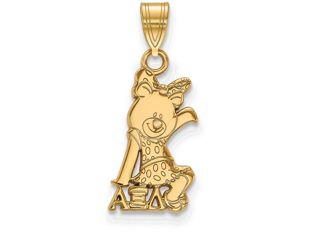 Logoart Sterling Silver Gp Alpha Xi Delta Small Pendant