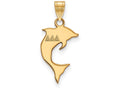 Logoart Sterling Silver Gp Delta Delta Delta Small Pendant