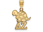 Logoart Sterling Silver Gp Delta Zeta Small Pendant