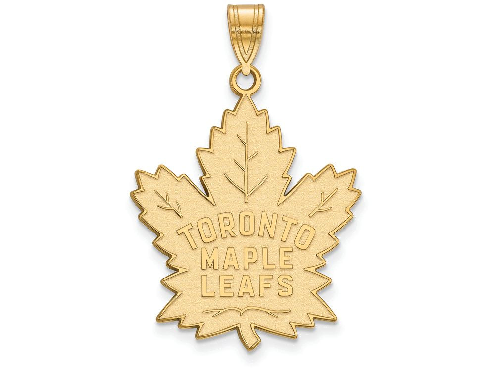 Sterling Silver Gp Nhl Logoart Toronto Maple Leafs Extra Large  Pendant