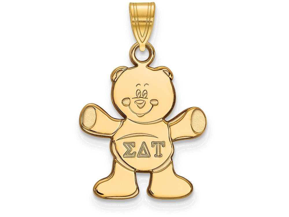 Logoart Sterling Silver Gp Sigma Delta Tau Small Pendant