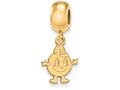 Logoart Sterling Silver Gp Syracuse University Small Dangle Bead