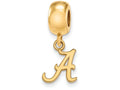 Logoart Sterling Silver Gp University Of Alabama Extra Small Dangle Bead Charm