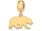 Logoart Sterling Silver Gp U Of California Berkeley Small Dangle Bead
