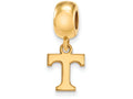 Logoart Sterling Silver Gp University Of Tennessee Extra Small Dangle Bead Charm