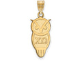 Logoart Sterling Silver Gp Chi Omega Medium Pendant