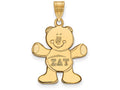Logoart Sterling Silver Gp Sigma Delta Tau Medium Pendant