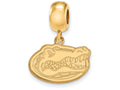 Logoart Sterling Silver Gp University Of Florida Small Dangle Bead