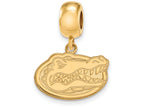 Logoart Sterling Silver Gp University Of Florida Small Dangle Bead