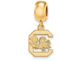 Logoart Sterling Silver Gp University Of South Carolina Small Dangle Bead