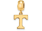 Logoart Sterling Silver Gp University Of Tennessee Small Dangle Bead