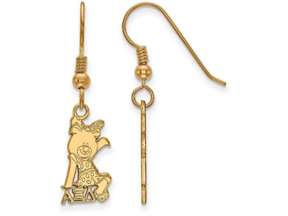 Logoart Sterling Silver Gp Alpha Xi Delta Small Dangle Earrings