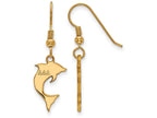 Logoart Sterling Silver Gp Delta Delta Delta Small Dangle Earrings
