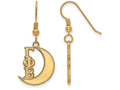 Logoart Sterling Silver Gp Gamma Phi Beta Small Dangle Earrings