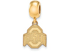 Logoart Sterling Silver Gp Ohio State University Small Dangle Bead