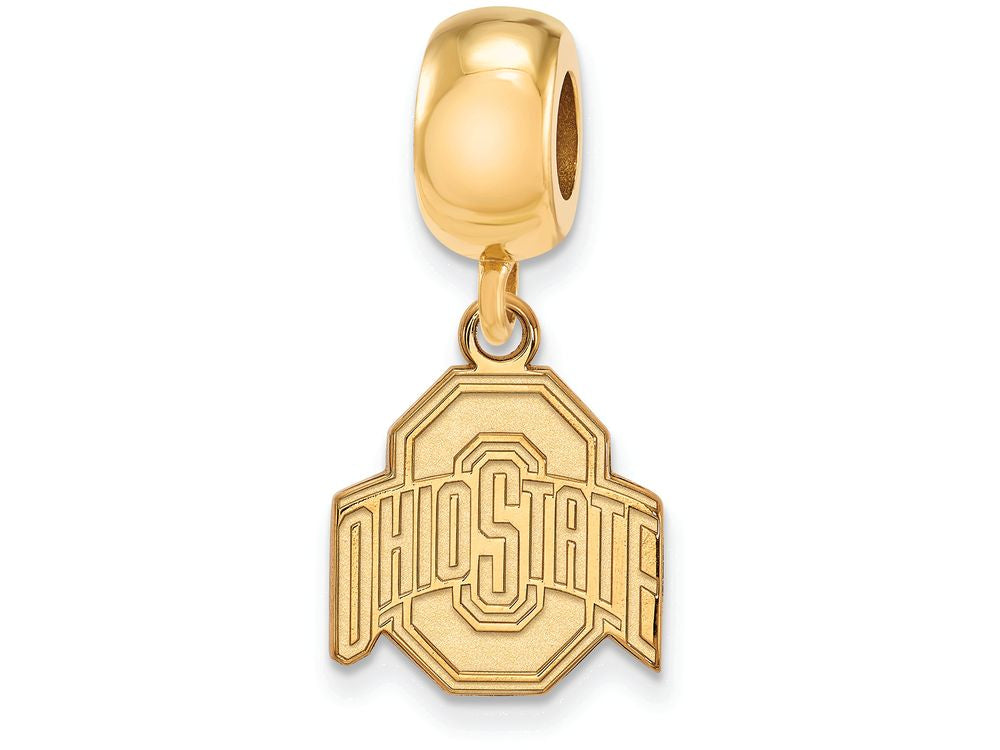 Logoart Sterling Silver Gp Ohio State University Small Dangle Bead