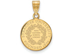 Logoart Sterling Silver Gp Syracuse University Medium Crest Pendant
