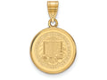 Logoart Sterling Silver Gp U Of California Berkeley Medium Crest Pendant