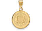 Logoart Sterling Silver Gp U Of California Berkeley Medium Crest Pendant