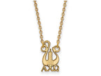 Logoart Sterling Silver Gp Alpha Chi Omega Small Pendant Necklace