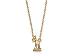 Logoart Sterling Silver Gp Alpha Epsilon Phi Extra Small Pendant Necklace