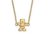 Logoart Sterling Silver Gp Sigma Delta Tau Extra Small Pendant Necklace