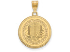 Logoart Sterling Silver Gp University Of California Berkeley Large Crest Pendant Necklace