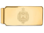 Logoart Sterling Silver Gp Navy Money Clip Crest