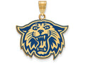 Logoart Sterling Silver Gp Villanova University Large Enamel Pendant
