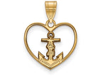 Logoart Sterling Silver Gp Alpha Sigma Tau Heart Pendant