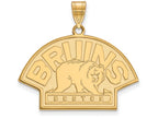Sterling Silver Gp Nhl Logoart Boston Bruins Large Pendant
